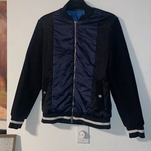 Cabbeen Two Tone Bomber Jacket